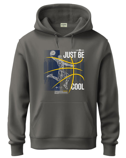 ADRO Basketball Design Hoodie for Men, 320 GSM Soft Cotton Hoodies, Long Lasting Printed Hoodie | Mens Hoodies | Sweatshirt for