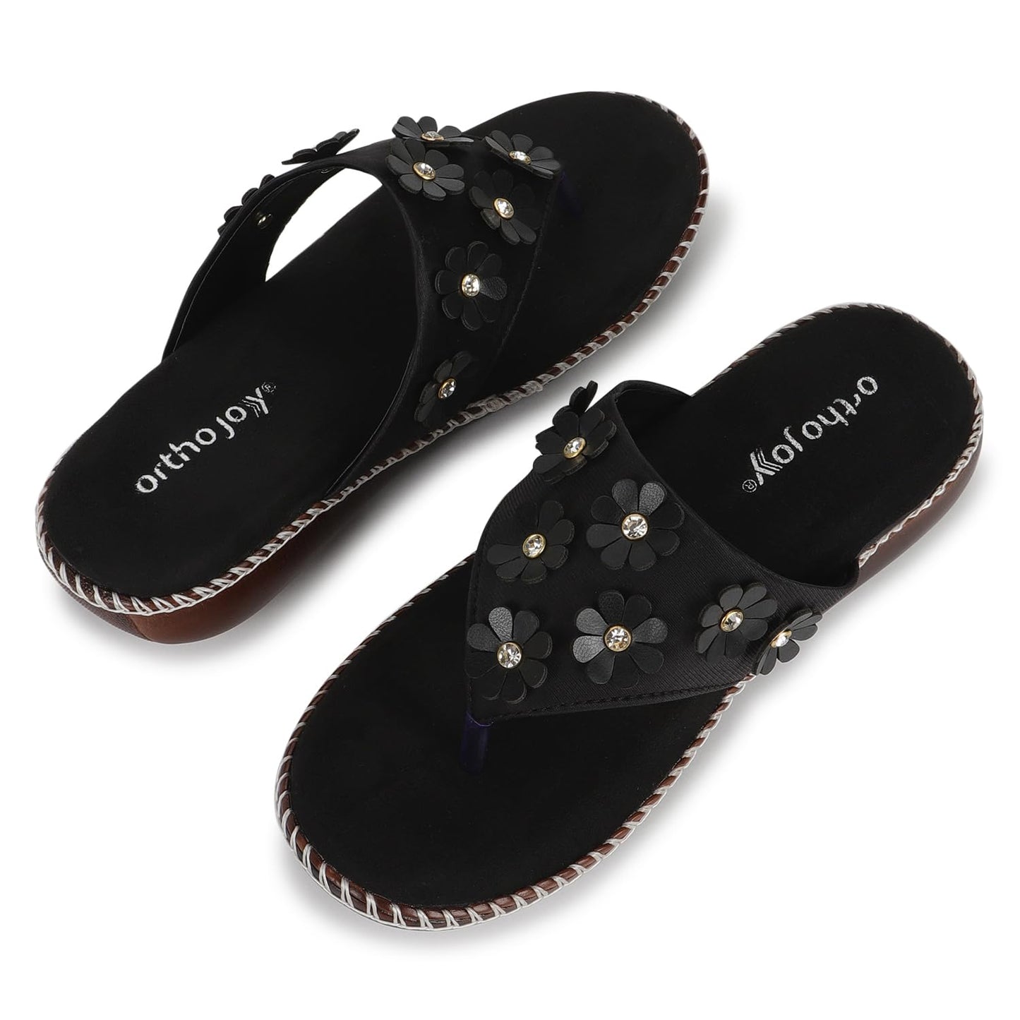 Ortho Joy Doctor Fancy Footwear For Women || Orthopedic WomenS Fancy Slipper/Sandal For Women