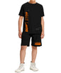 Kyda Kids BoyS 100% Pure Cotton Premium Printed Tshirt And Shorts Co-Ords Set (Pack Of 1)