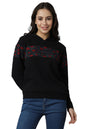 Allen Solly Women Printed Hooded T-Shirt