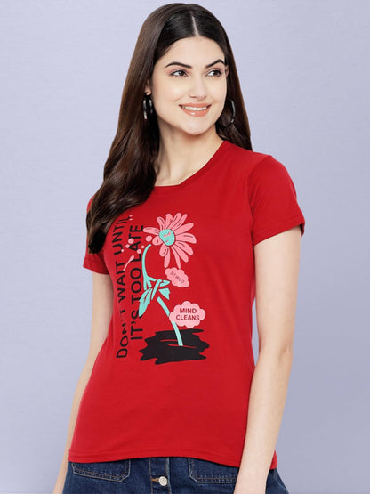 Tee Projekt Womens Cotton Blend Regular Fit T-Shirt