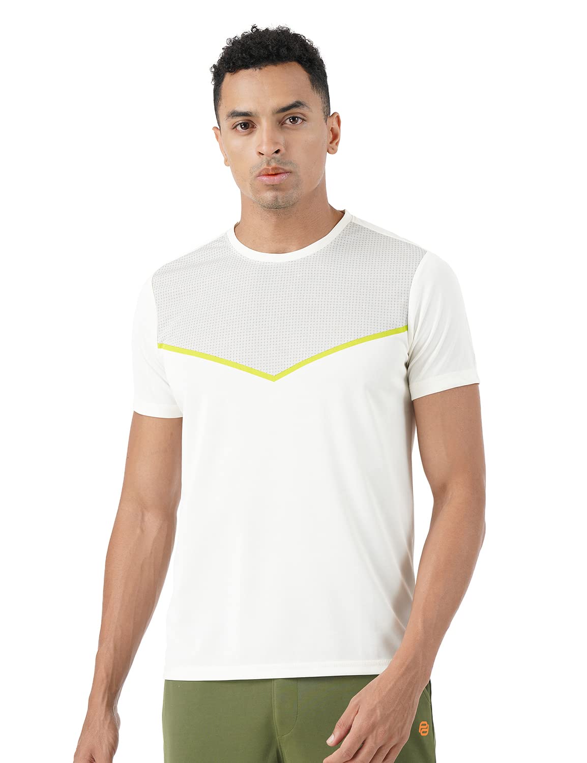 PUMPD Athleisure Mens Stylish T-Shirt for Gym -DryTech, Anti-Odor, Lightweight, Soft Seams, UV Protect
