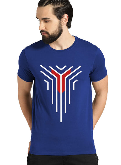 ADRO Graphic Design Mens Cotton Printed T-Shirts (R22-M-LNL)
