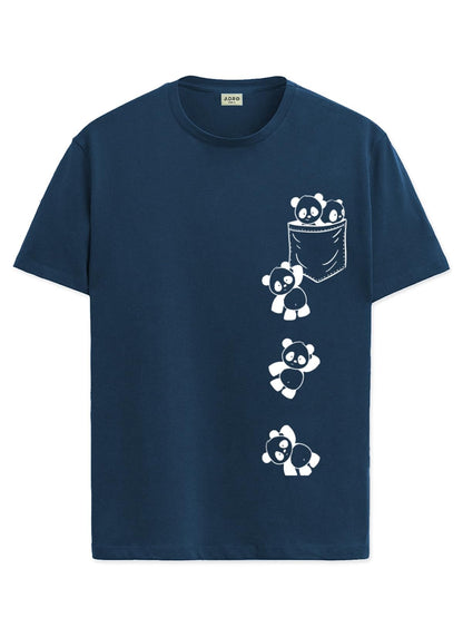 ADRO Tshirt for Men | Printed T Shirt for Men | 100% Cotton T-Shirt |Printed T Shirt | T-Shirts | RN24-POC
