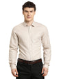 Turtle Men Slim Fit Solid Cotton Linen Grey Formal Shirt
