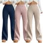 Tee Projekt Trouser for Women l Cotton Blend Summer Trouser l High-Waisted Pant (Pack of 3)