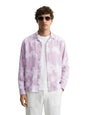 The Indian Garage Co Mens Relaxed Fit Printed Cuban Collar Long Sleeves Resort Sweater