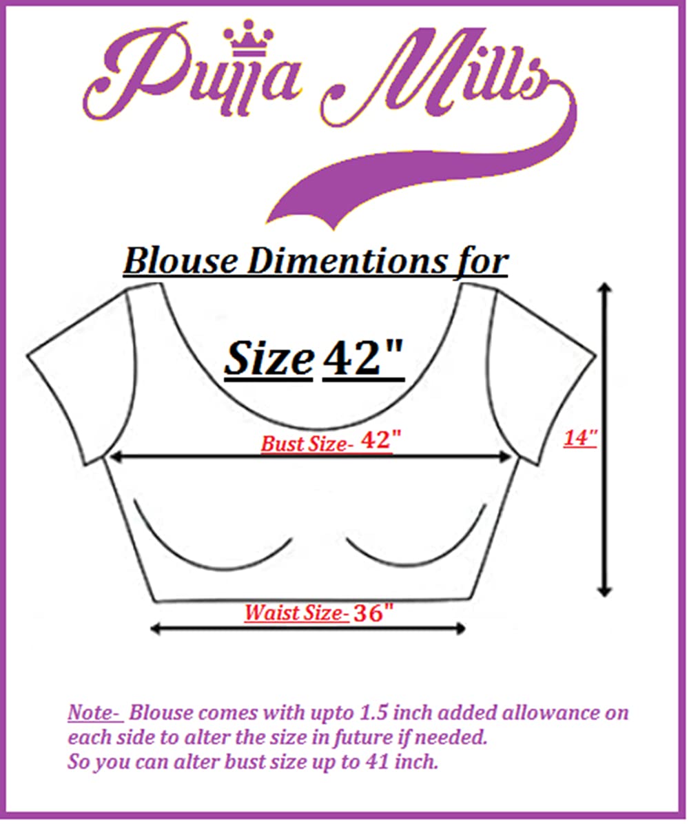 Pujia Mills WomenS Sequins Handwork WomenS Bridal Blouse Readymade Saree Blouse For Women Bridal Blouse For Wedding