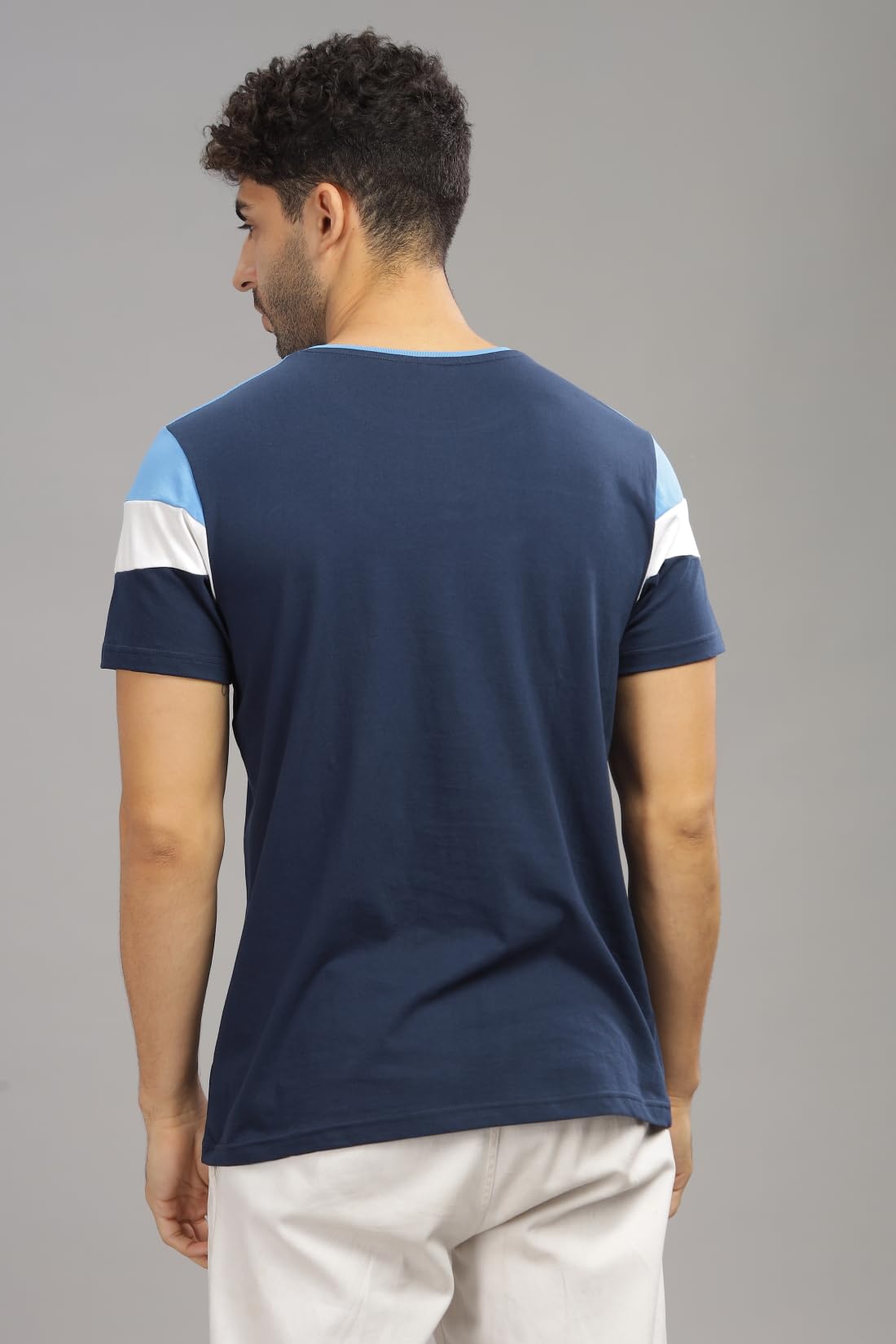ADRO Tshirt for MenMulti Color T-Shirt for MenCotton T-ShirtMens TshirtRN8-24-SKWHNB