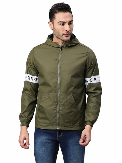 Dennis Lingo Polyester Regular Fit Full Sleeves MenS Panelled Shell Jacket With 2 Pockets - Lightweight Casual Winterwear For M