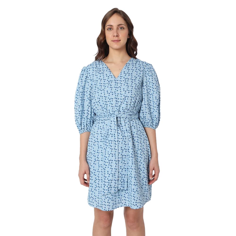 Vero Moda Regular Fit Dress (224476301_Delicate Blue_M)