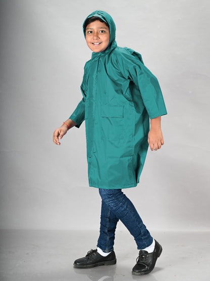 Lux Venus Boys Raincoat With School Bag Cover