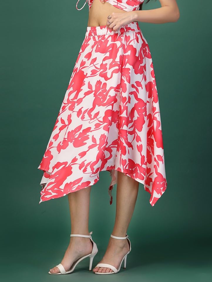 OOMPH! Long Skirts for Women Prints - msk183