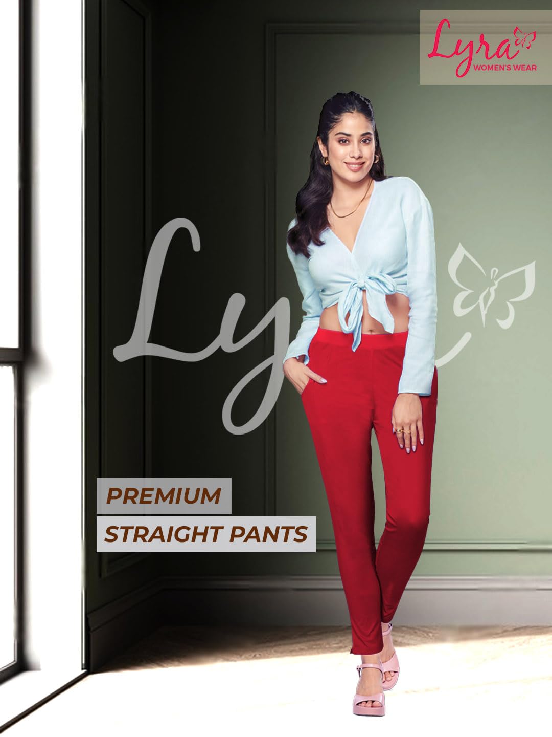 Lyra Premium Straight Pant For Women