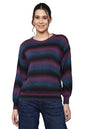 Allen Solly Women Striped Casual Round Neck Shrug