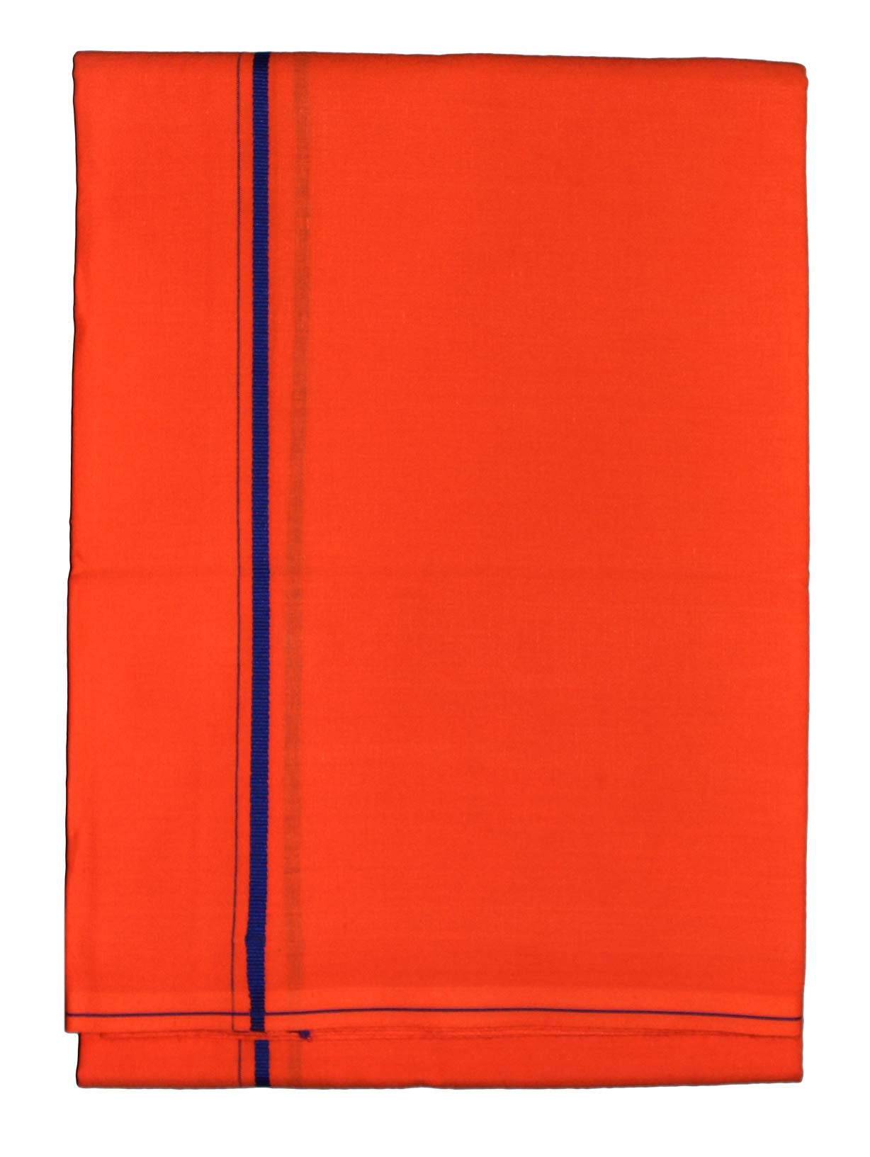 Prakasam Cotton Mens Single Fine Quality(1.30X2.00 Meter) Colour Dhoti/Pack Of 3 Dhoties/Temple Wear Dhoti/Casual Colour Dhoties