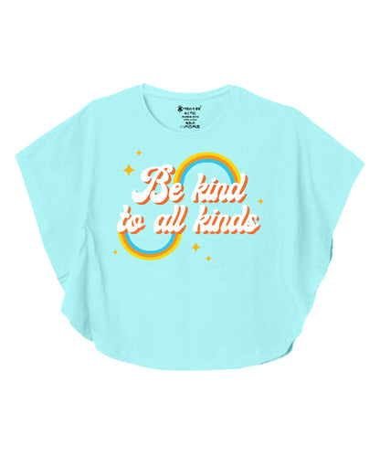 Kyda Kids 100% Cotton Printed Stylish Tshirt, Regular Fit Tops For Girls - (Pack Of 3)