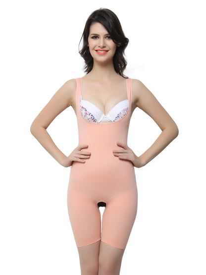 Clovia Womens Bodysuit (SW0002F16-Medium_Peach)