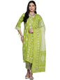 Libas WomenS Pure Cotton Kurta Sets (34395_Lime Green
