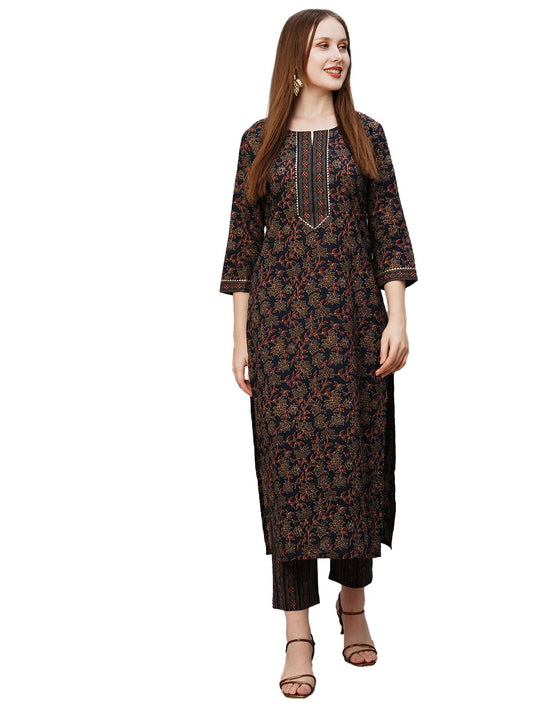Wedani Cotton Digital Printed Kurta Set for Women