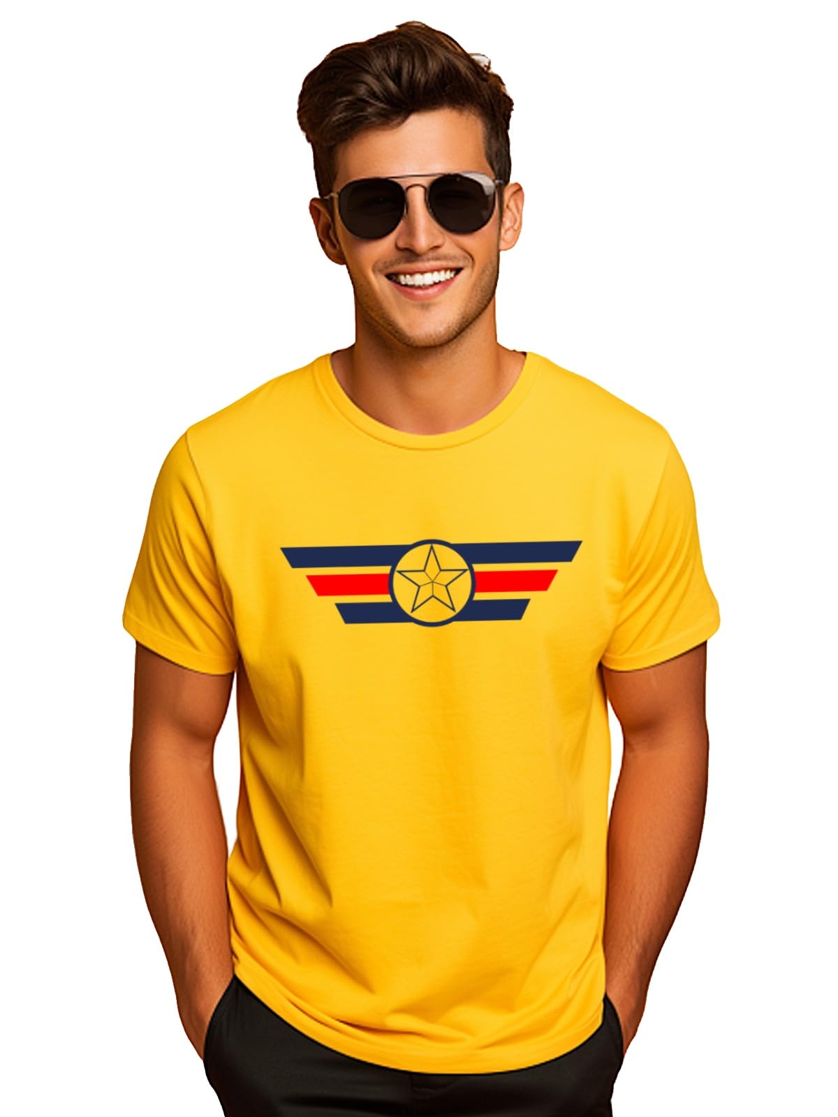 ADRO Tshirt for Men | Printed T Shirt for Men | 100% Cotton T-Shirt |Printed T Shirt | T-Shirts | RN24-CAP-MU