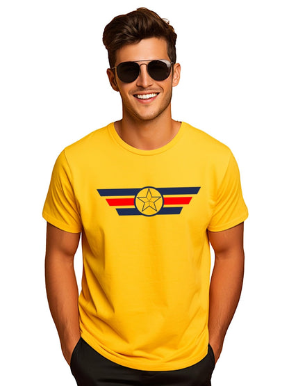 ADRO Tshirt for Men | Printed T Shirt for Men | 100% Cotton T-Shirt |Printed T Shirt | T-Shirts | RN24-CAP-MU