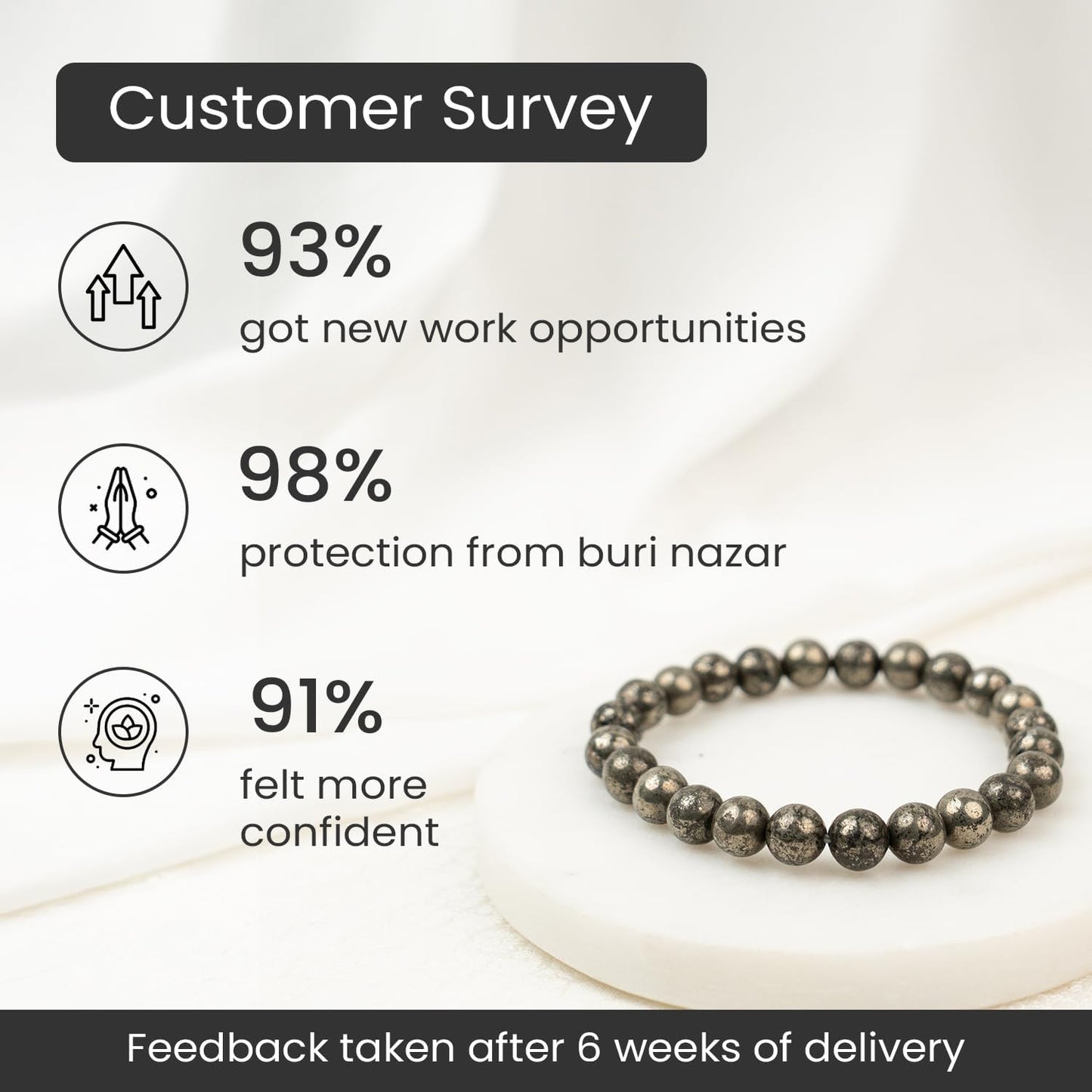 Astrotalk Raw Pyrite Bracelet | Certificate of Authenticity | Attracts Money and Boost Confidence | Astrology Bracelet for Men and Women | Beautifully Crafted with Healing Crystals