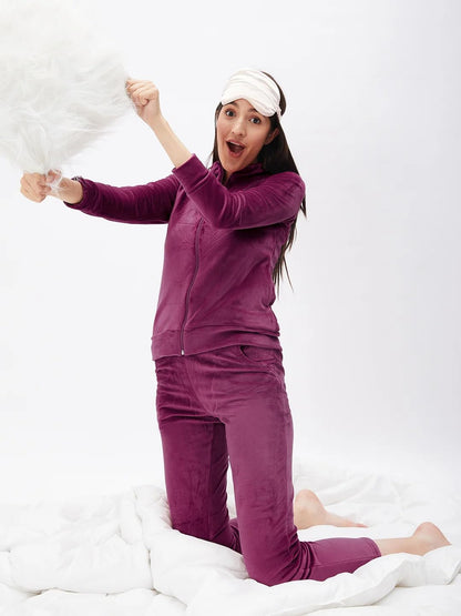 Sweet Dreams Women Solid Tracksuit