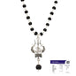 Astrotalk Karungali Malai with Om Shiv Trishul Pendant | Karungali Mala Original 54 Beads | Blessings of Lord Shiva & Murugan | Divine Mala for Protection, Peace & Strength | Gift for Man & Woman