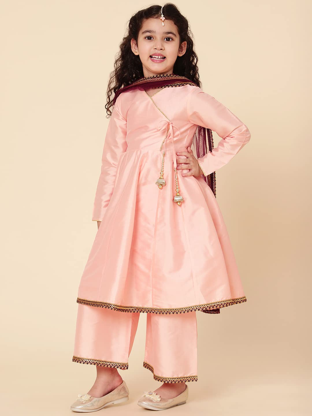 A.T.U.N. (All Things Uber Nice) A.T.U.N. Girls Anarkali Palazzo Set