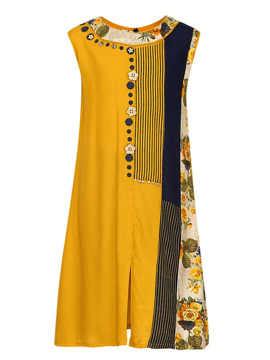 Aarika Girl's Cotton a-line Salwar Suit