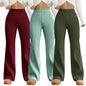 Tee Projekt Trouser for Women l Cotton Blend Summer Trouser l High-Waisted Pant (Pack of 3)