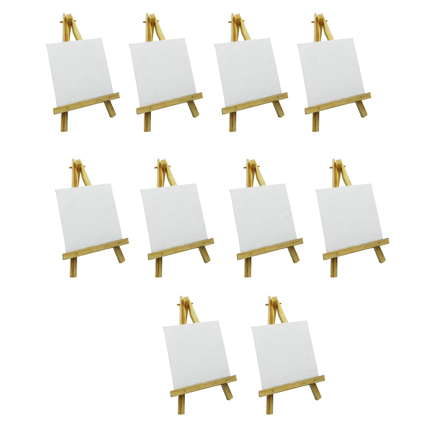Eduway 6 Inch Mini Wooden Display Easel Tripod Stand For/Sketch Accessories/Natural Craft/Art/Painting/Mini Canvas/Photo Frame/B