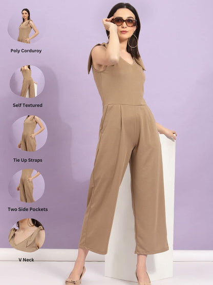 Rigo Regular Fit Cotton Midi Jumpsuit for Women | Stylish Western Playsuit for Women | One Piece Dress for Women