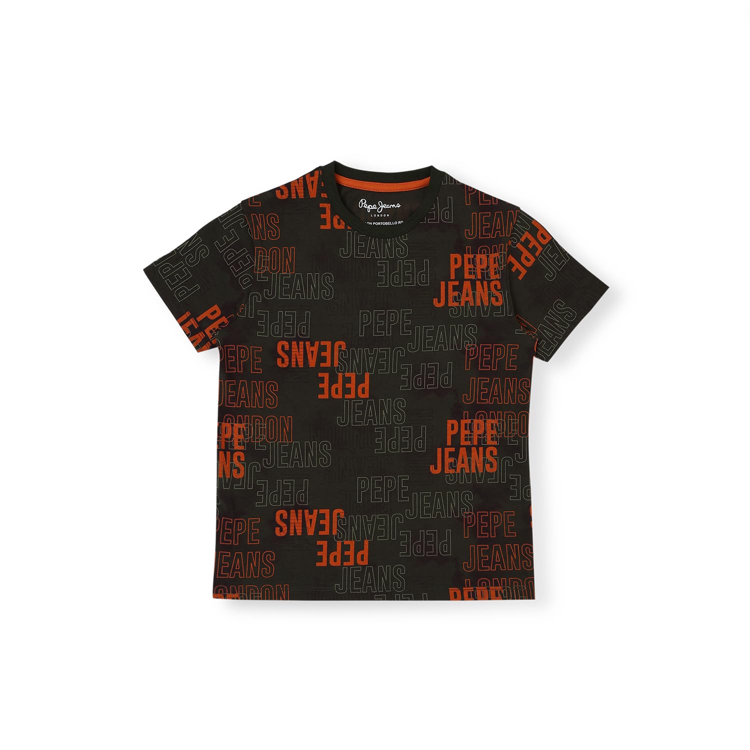 Pepe Jeans BoyS Regular Fit T-Shirt (Pb503812_Olive Green_Dark