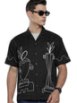 The Indian Garage Co Mens Solid Relaxed Fit Shirt