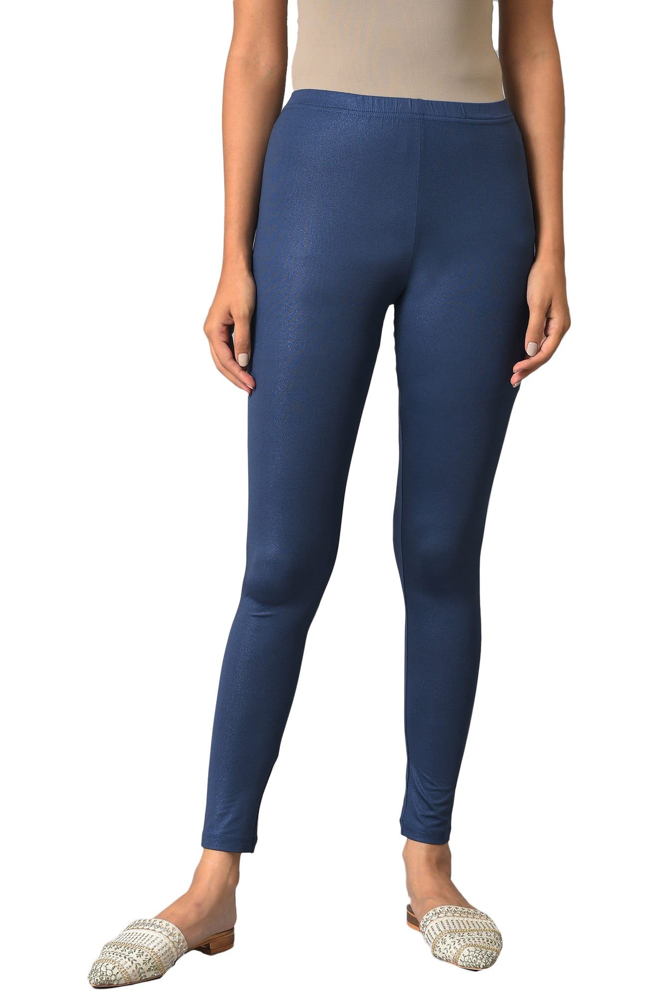 Blue Poly Lycra Tights