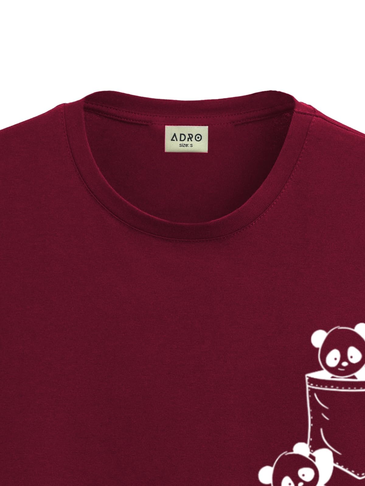 ADRO Tshirt for Men | Printed T Shirt for Men | 100% Cotton T-Shirt |Printed T Shirt | T-Shirts | RN24-POC