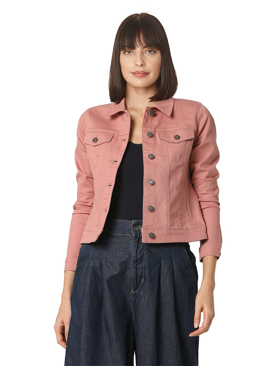 Vero Moda WomenS A-Line Coat (231498403_Old Rose_S)