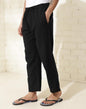 Fabindia Black Cotton Woven Pyjama