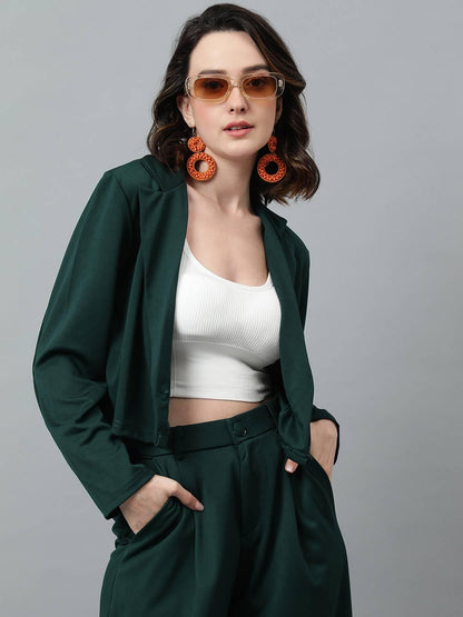 Kotty WomenS Solid Single Breasted Casual Blazer