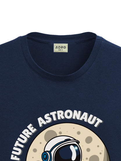 ADRO T Shirts for Boys & Girls | Astronaut Printed T-Shirt | Ages 3-14 | 100% Cotton Round Neck Tshirt for Boys |KRN-L2-ASTRO-NB