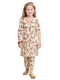 A.T.U.N. (ALL THINGS UBER NICE) Girls Floral Printed 3/4 Sleeve Kurti and Pant Set | Stylish Traditional Ethnic Wear Salwar Suit
