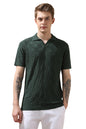 Dennis Lingo Men Regular Fit Green Half-Sleeves Cotton T-Shirts.