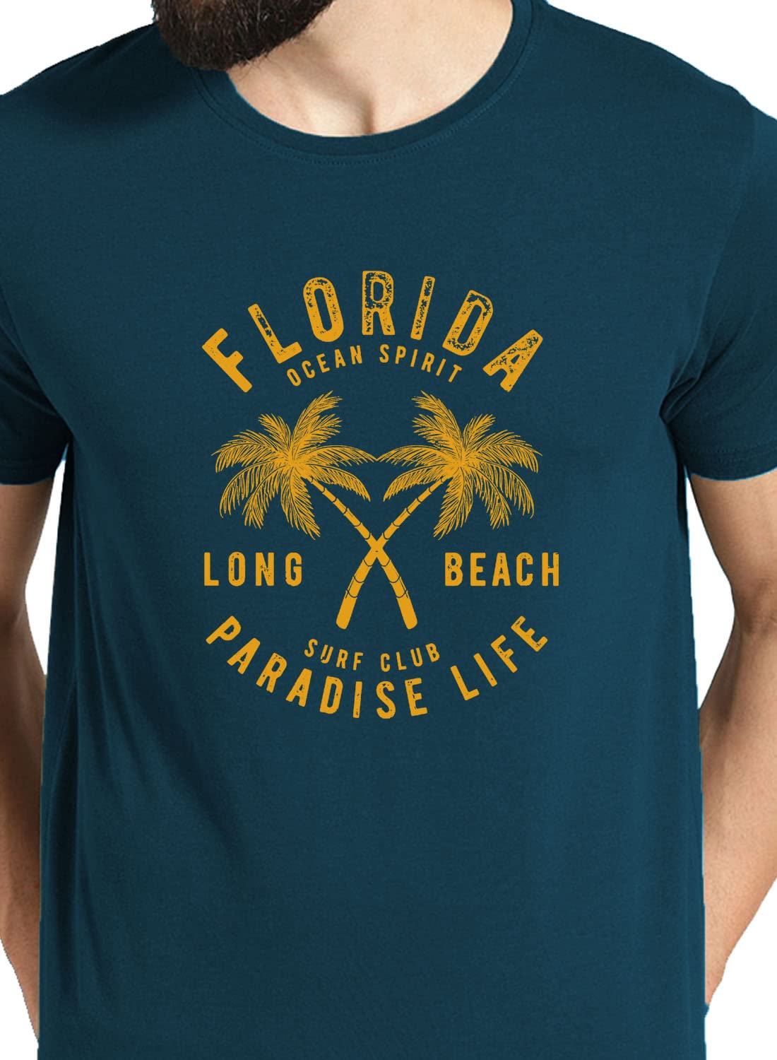 ADRO Florida Paradise Life Mens Printed T-Shirt