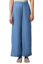 W for Woman W Strechable Parallel Pants for Women | Trousers for Women Blue