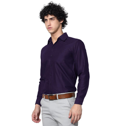 Tee Projekt Premium Plain Cotton Shirt for Men | Cotton Shirt | Casual Shirt | Solid Shirt | Full Sleeves | Formal Shirt (SFA-ST