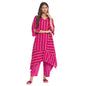 Fabindia WomenS Cotton Printed Slim Kurta (210647701_Magenta