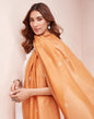 Fabindia Cotton Silk Embroidered Rust Women Dupatta (Size-Free Size, 2120129RUST)
