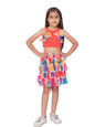 Pspeaches Pure Wool Western Skirt Set Red